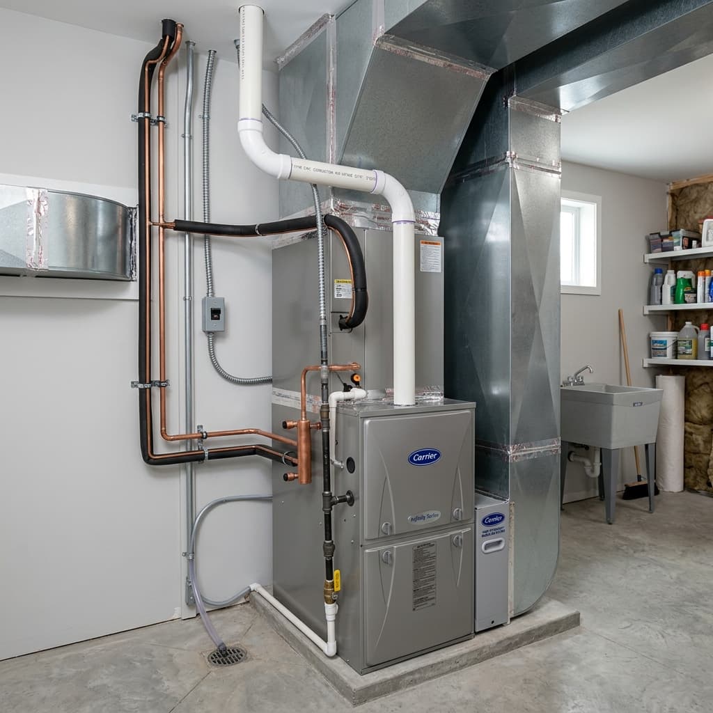 Outdoor Condenser Setup